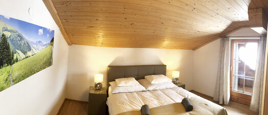 Schlafzimmer Ferienwohnung Gratlspitz
