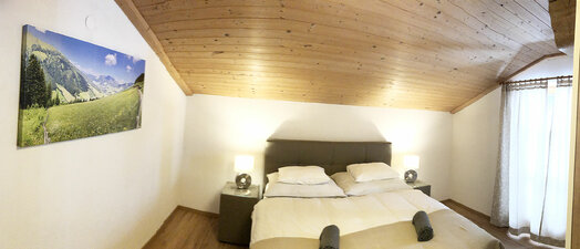 Schlafzimmer Ferienwohnung Gratlspitz