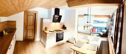 Wohn-Essbereich Ferienwohnung Sagtaler Alpbach - Inneralpbach